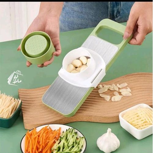 Set de Coupe-Légumes Multifonction avec Panier مجموعة قطاعات خضراوات متعددة الوظائف مكونة من 7 قطع