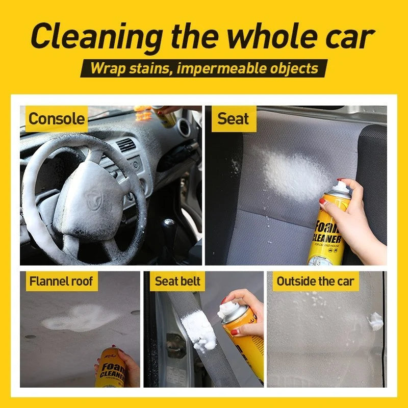 Mousse Nettoyante Intérieur Voiture AYU 650ml رغوة تنظيف داخلية للسيارة