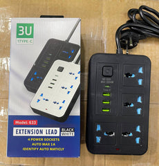 Extension LEAD Model 633 Hub 4Power Sockets