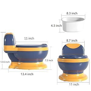 Children's Potty Training Toilet Perfect for Toddlers كرسي تدريب الأطفال على استخدام الحمام