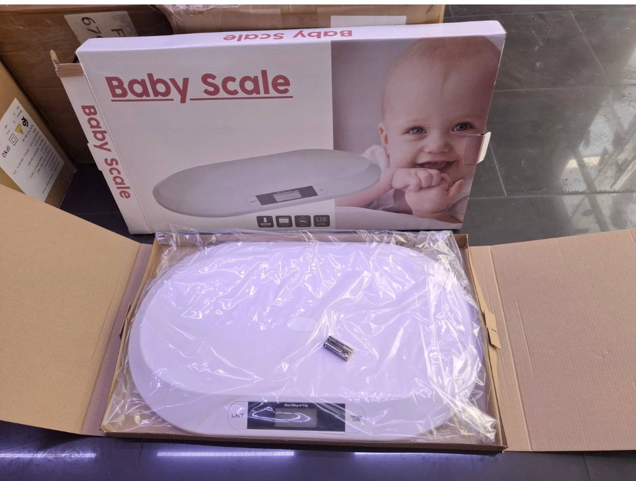 ميزان وزن الاطفال ميزان إلكتروني رقمي للأطفال Balance numérique pour bébé
