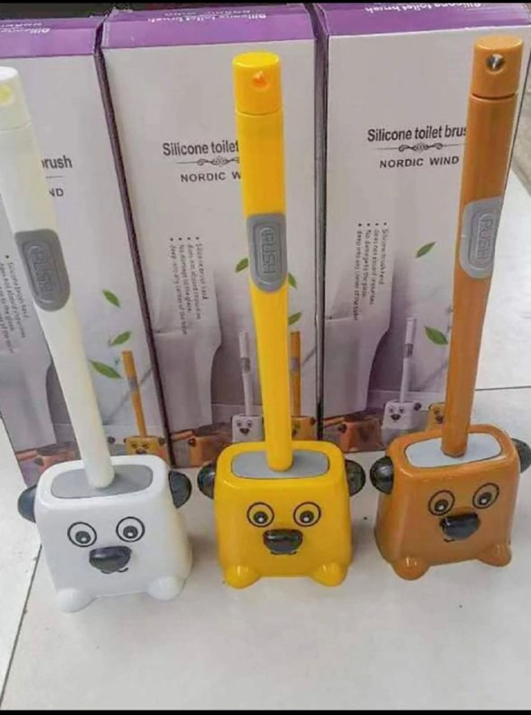 فرشاة تنظيف تواليت مرحاض Silicone toilet Brush
