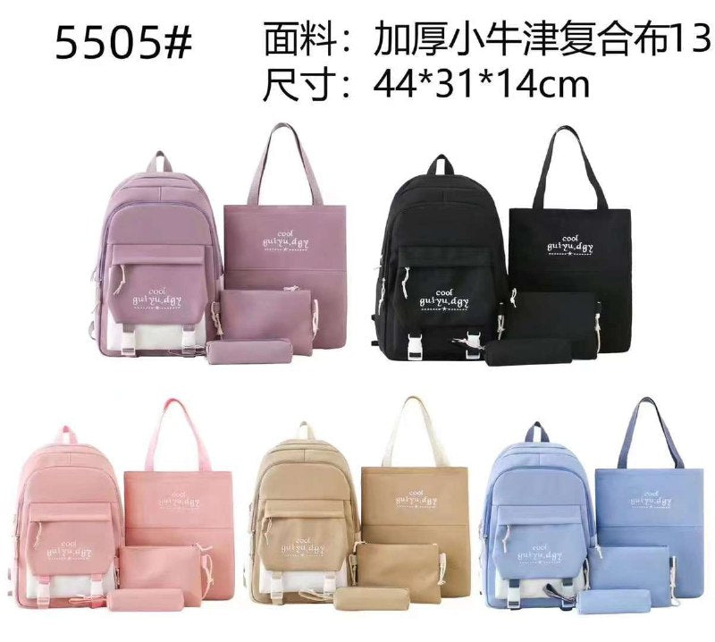 Casual backpack large capacity middle school bag