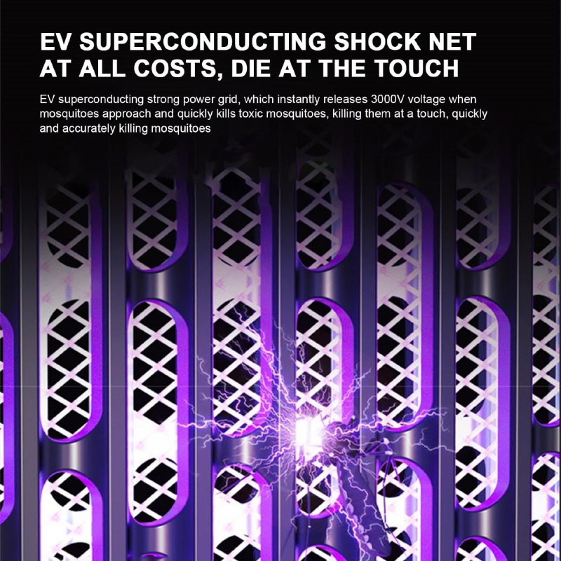 Lampe Anti-moustiques, Lampe Anti-Insectes électrique Anti-Insectes UV مصباح قاتل البعوض، قاتل حشرات كهربائي بالأشعة فوق البنفسجية