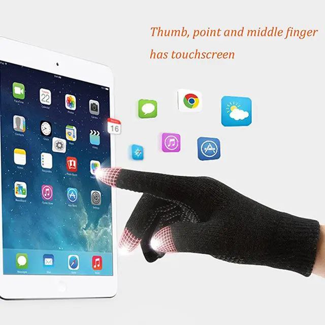 قفازات صوف شتوية دافئة، مقاومة للبرد والرياح Gants d'hiver en polaire, chauds, écran tactile, Anti-froid