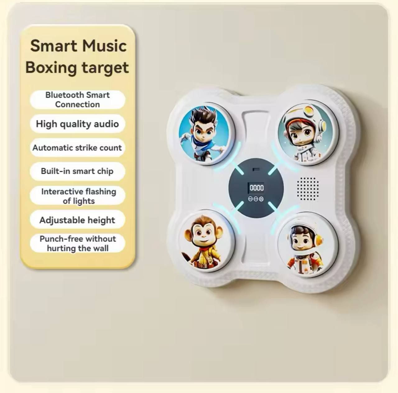 Machine de Boxe Musicale Smart Music Boxing Target