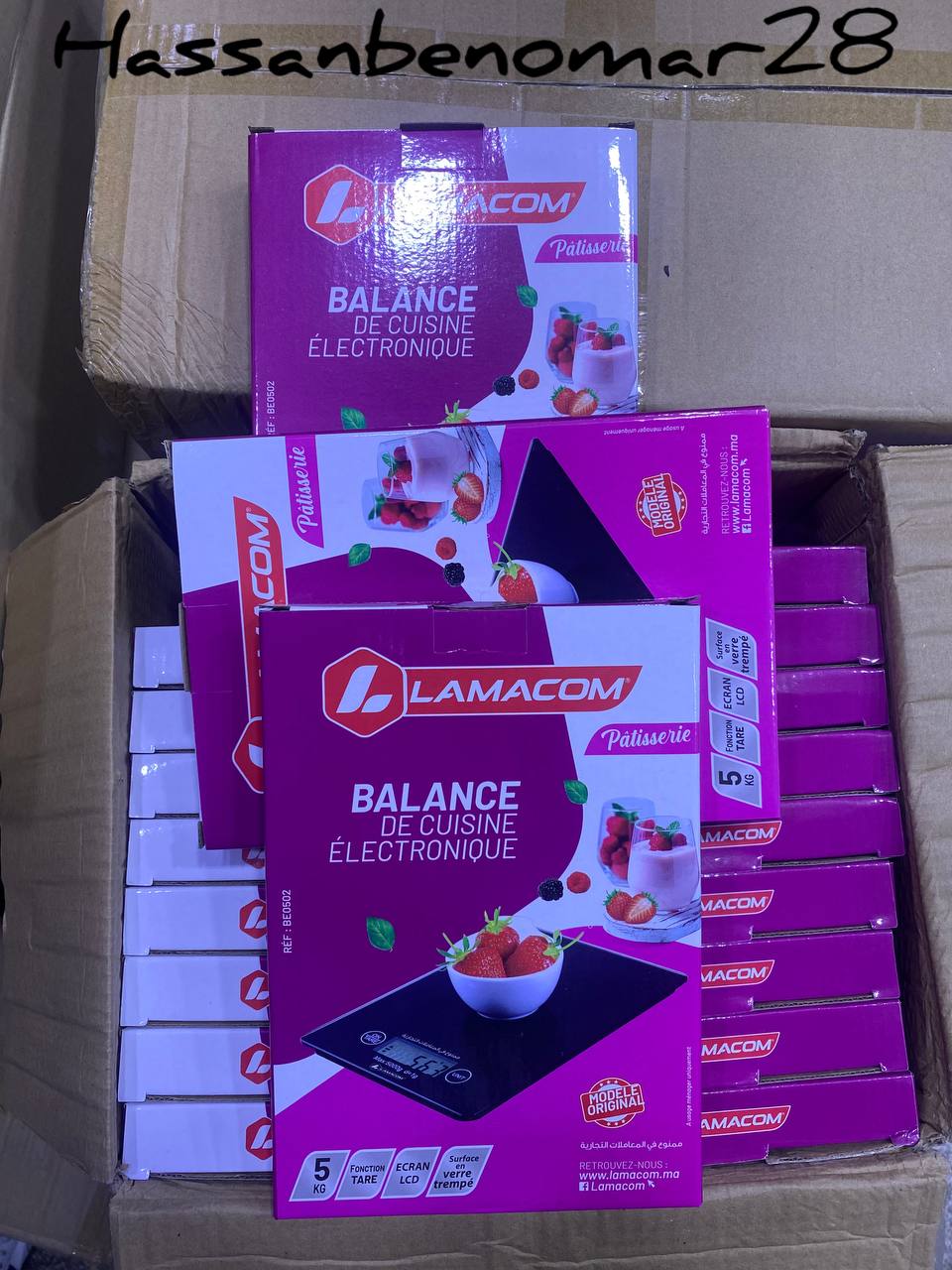 Balance de cuisine électrique LAMACOM ميزان المطبخ الكهربائي