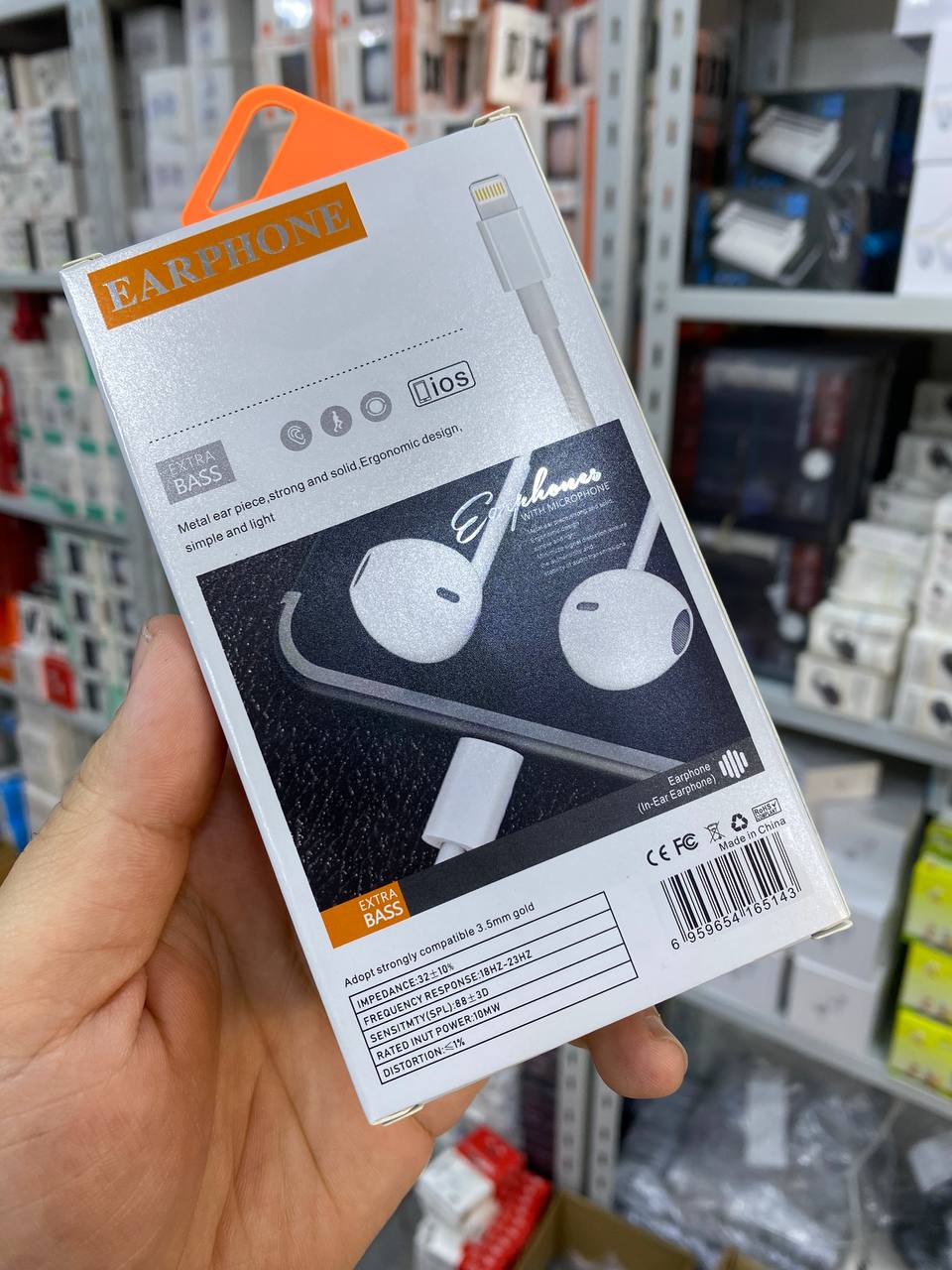 Earphone Extra Bass Interface Stereo Headset