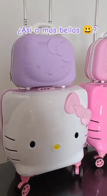 حقيبة سفر من كي تي كات مقاس 20 بوصة، Valise de Voyage Quatorze Pouces Trousse de Maquillage Grande Capacité Multi Fonctionnelle Bagages