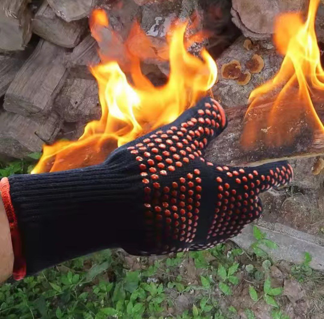 قفازات فائقة المقاومة للحرارة 2pcs