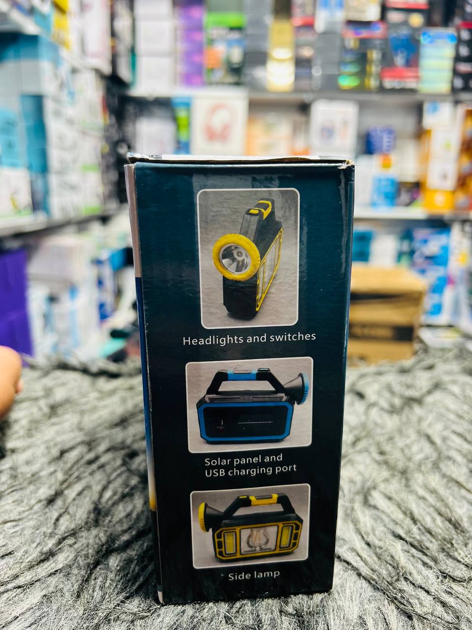 Solar Multilight Source Portable Lamp مصباح محمول يعمل بالطاقة الشمسية متعدد المصادر
