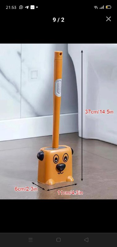 فرشاة تنظيف تواليت مرحاض Silicone toilet Brush