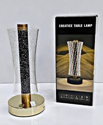 Lampe de Table LED Moderne en Cristal مصباح طاولة كريستالي LED حديث