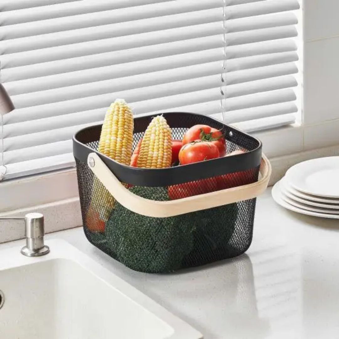 Panier métallique Chic pratique à portée de main سلة معدنية أنيقة، عملية وسهلة الاستخدام