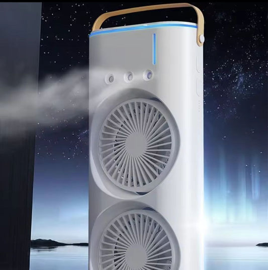 مروحة مكيف الهواء ذات الرش المزدوج Double headed spray air conditioner fan