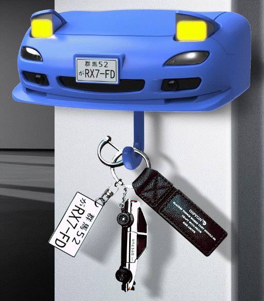 Porte-clés LED inspiré de la Mazda Miata