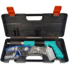 Kit de fixation murale avec pistolet manuel et accessoires