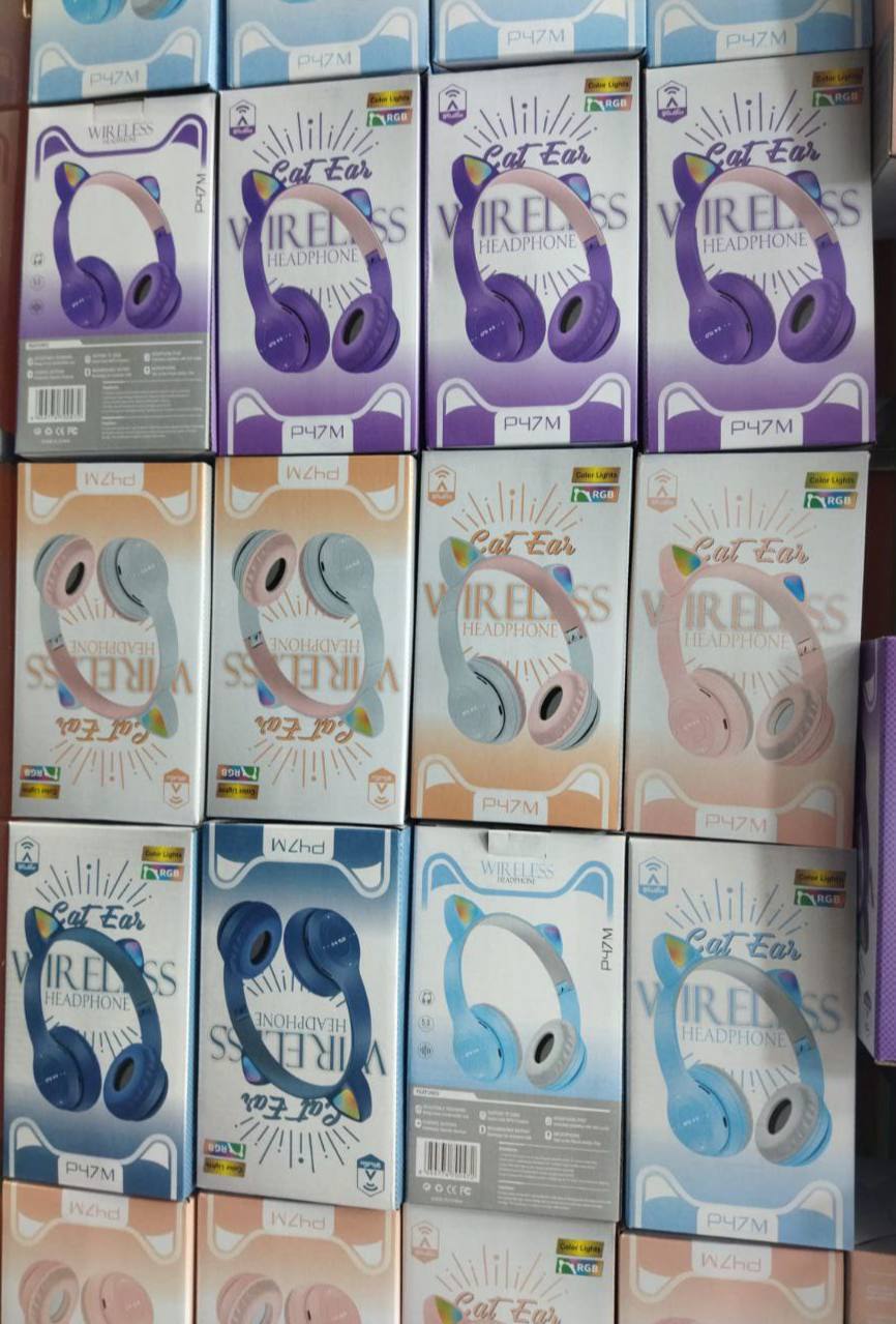 Cat ear Wireless Casque bluetooth enfant LED