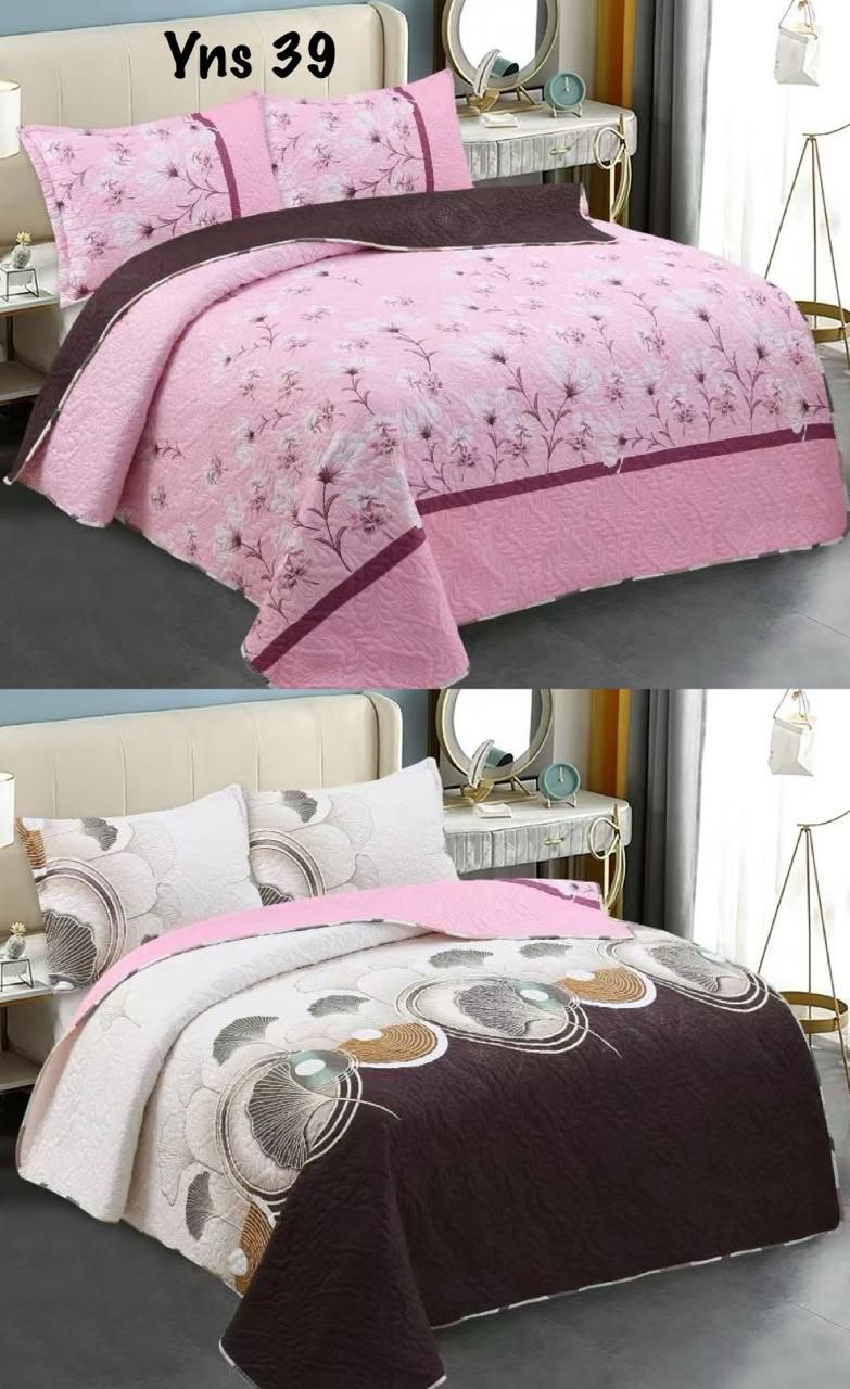 Couvre-lit كوفرلي و 2 مخدة