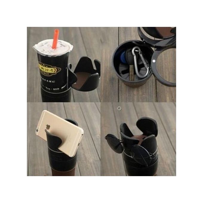 حامل أكواب قابل للتعديل والتمديد ومنظم سيارة متعدد الأغراض Porte-gobelet réglable et extensible et organisateur de voiture tout usage