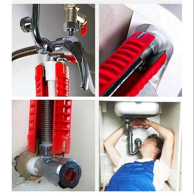 مفتاح حوض لتركيب الصنابير والأحواض، مانع للانزلاق Clé de lavabo pour Installateur de robinet et d'évier antidérapant
