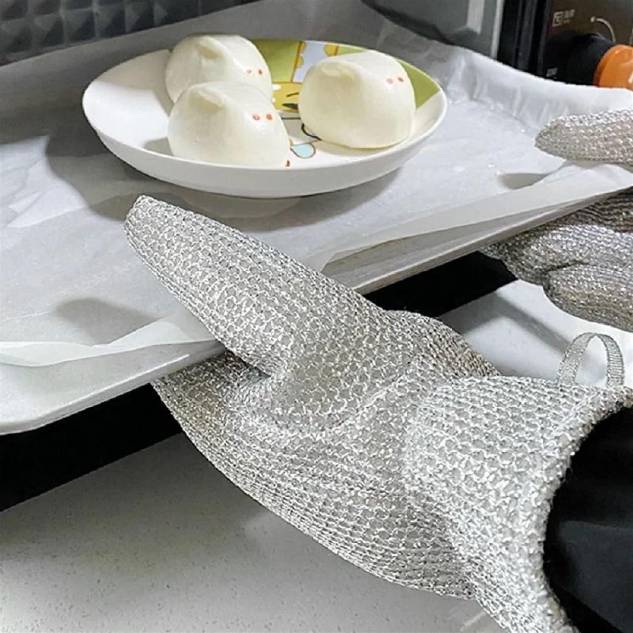 Gants de cuisine en fil pour laver la vaisselle, قفازات غسيل الأطباق, ménage, cuisine