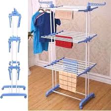 Grand sèche-linge pliable à 4niveaux avec roulettes مجفف ملابس كبير قابل للطي بأربع طبقات مع عجلات مجفف ملابس كبير قابل للطي بأربع طبقات مع عجلات