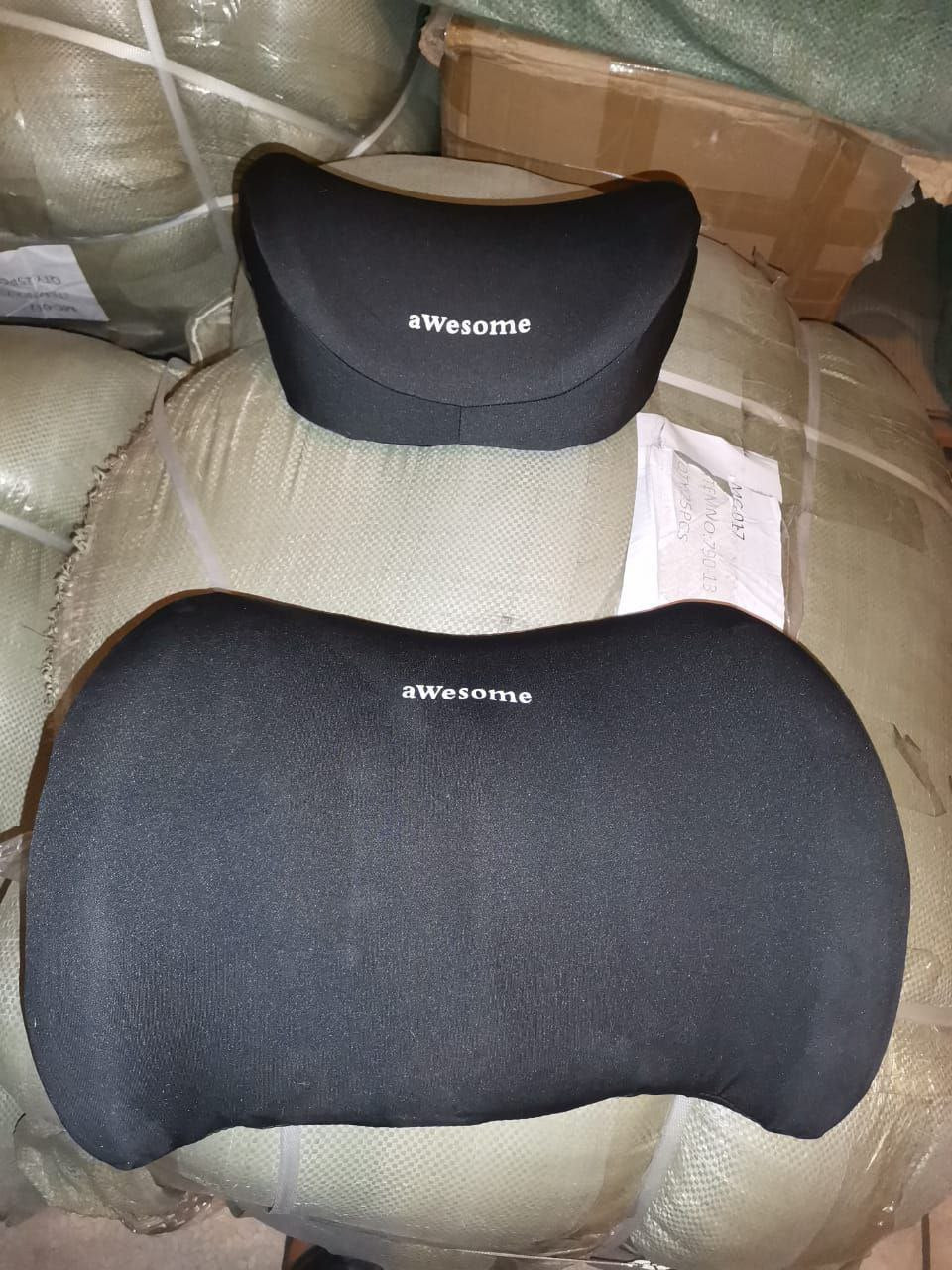 Oreiller cervical et lombaire confortable pour voiture وسادة مريحة للرقبة والظهر للسيارات