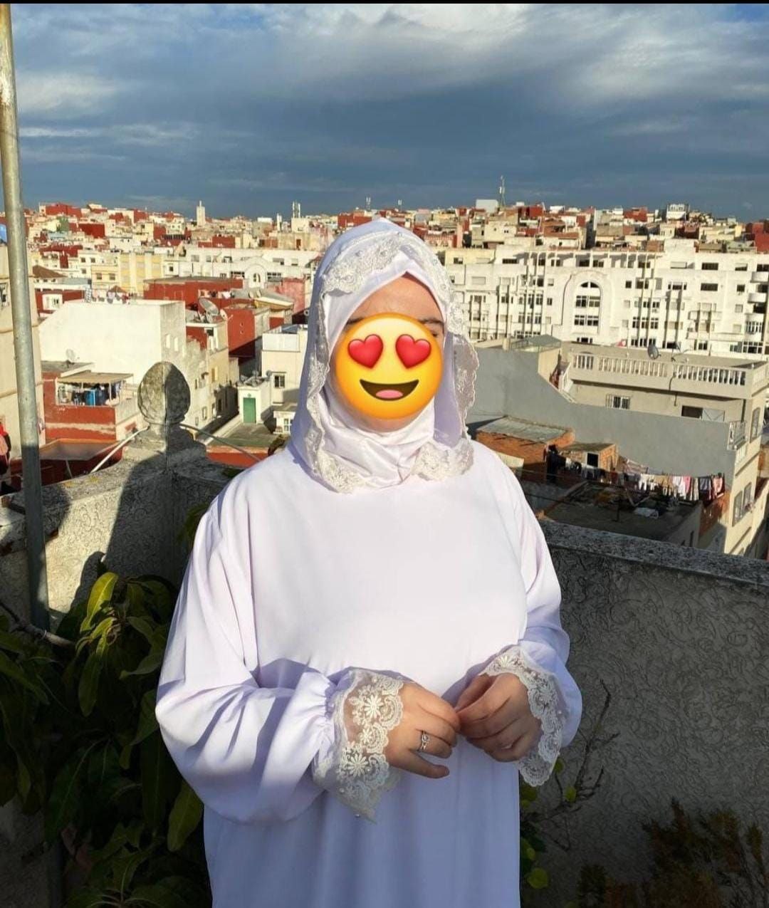 عباية الصلاة بالقب توب كريب روزا قياس ستندار
