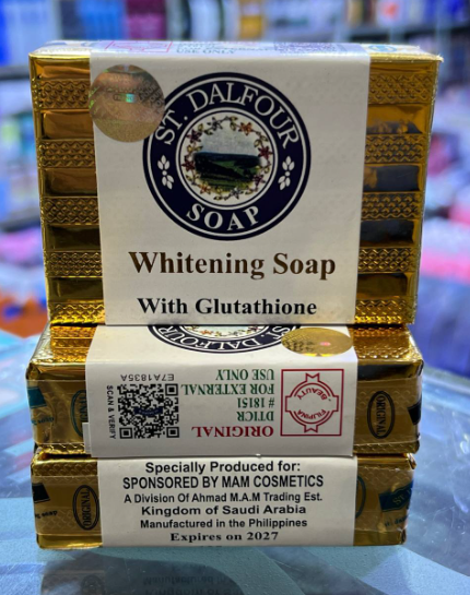Savon blanchissant ST DALFOUR au glutathion صابون التبييض سانت دالفور مع الجلوتاثيون