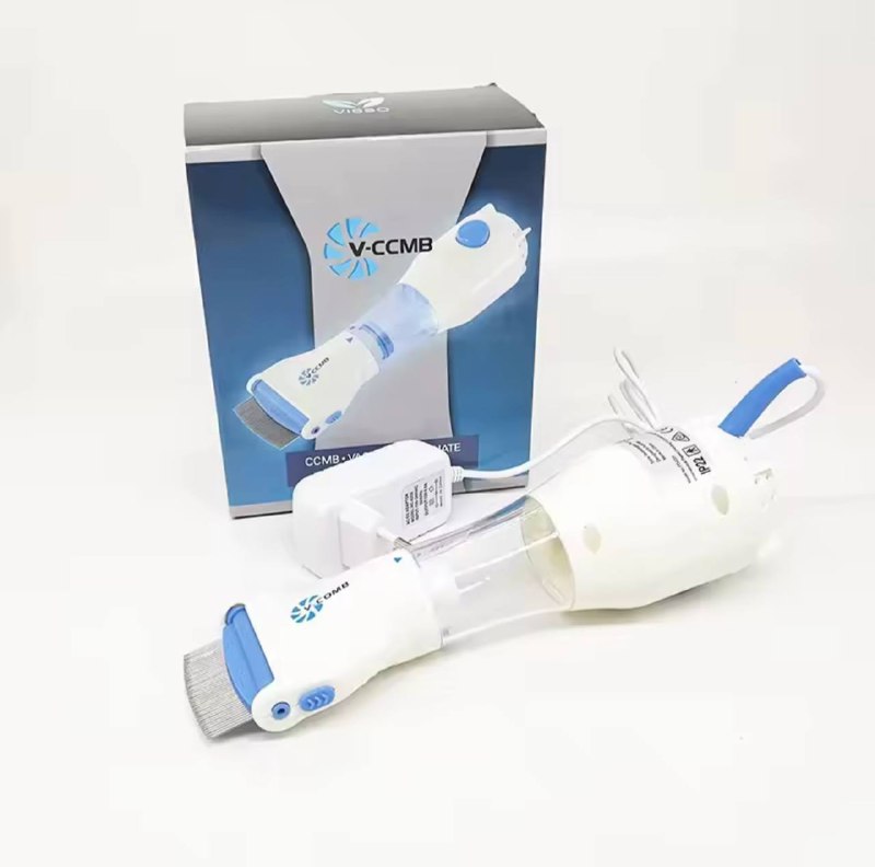 Peigne Aspirateur à Poux Électrique V-Comb مشط القمل الكهربائي
