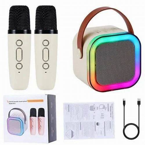 2microphones karaoké mini haut parleur