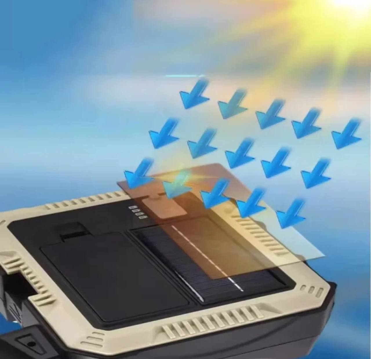 Solar prtable lamp LED مصباح LED محمول يعمل بالطاقة الشمسية COB 7739-C