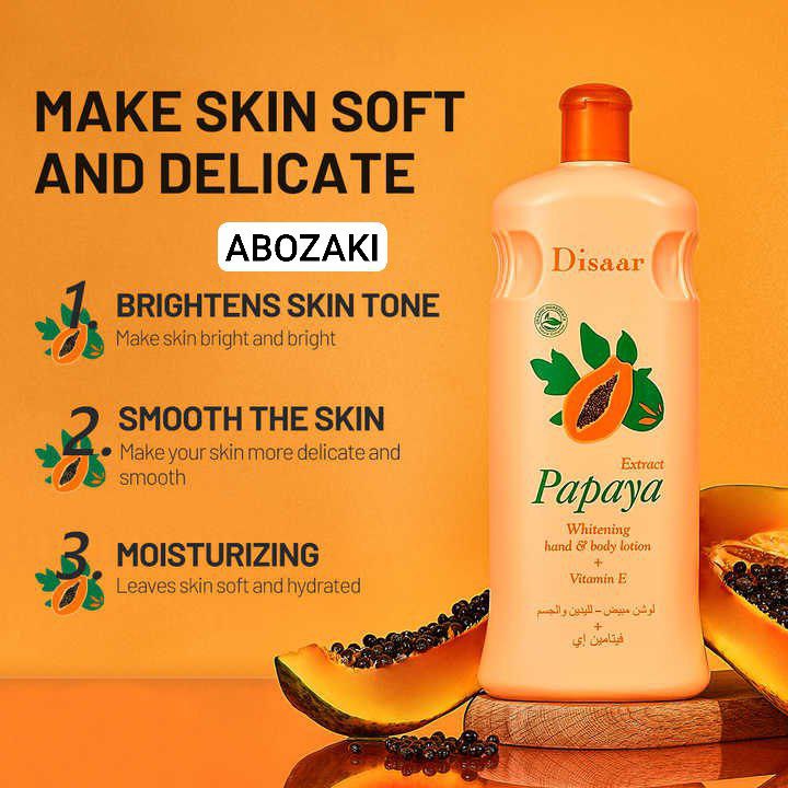 لوشن Papaya لتفتيح الجسم واليدين، 400ml Disaar LOTION