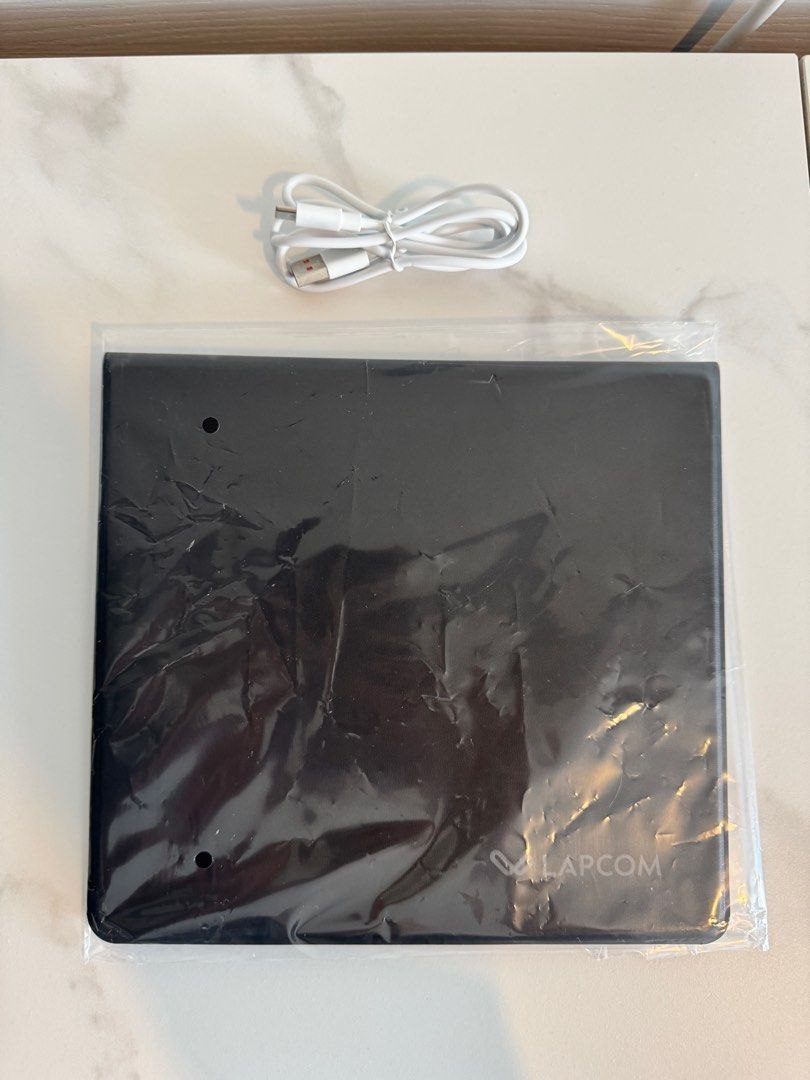 3en1 Tapis de souris pliable multifonctionnel avec chargement sans fil rangement stylo