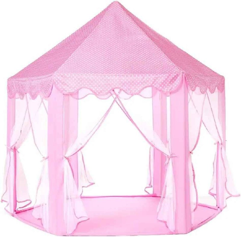 Tente de jeu pour enfants en forme de château de princesse