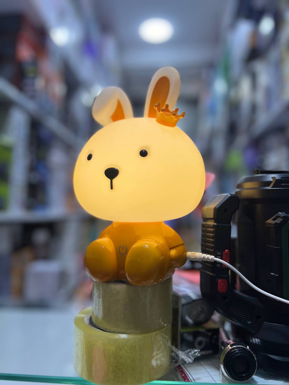 NIGHT LAMP SET مصباح ليلي Lampe led en forme de lapin pour enfants