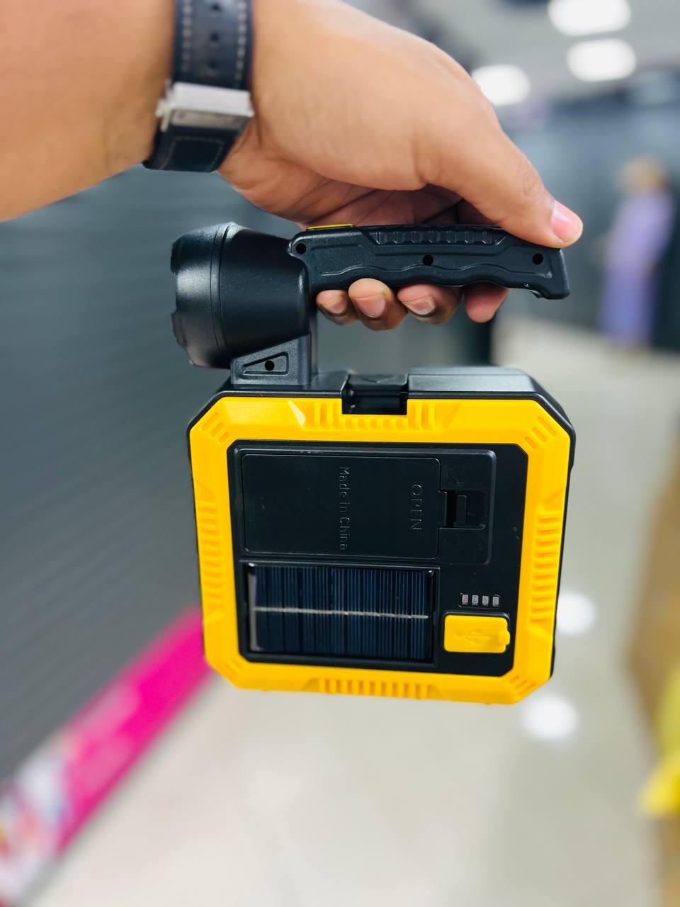 Solar prtable lamp LED مصباح LED محمول يعمل بالطاقة الشمسية COB 7739-C