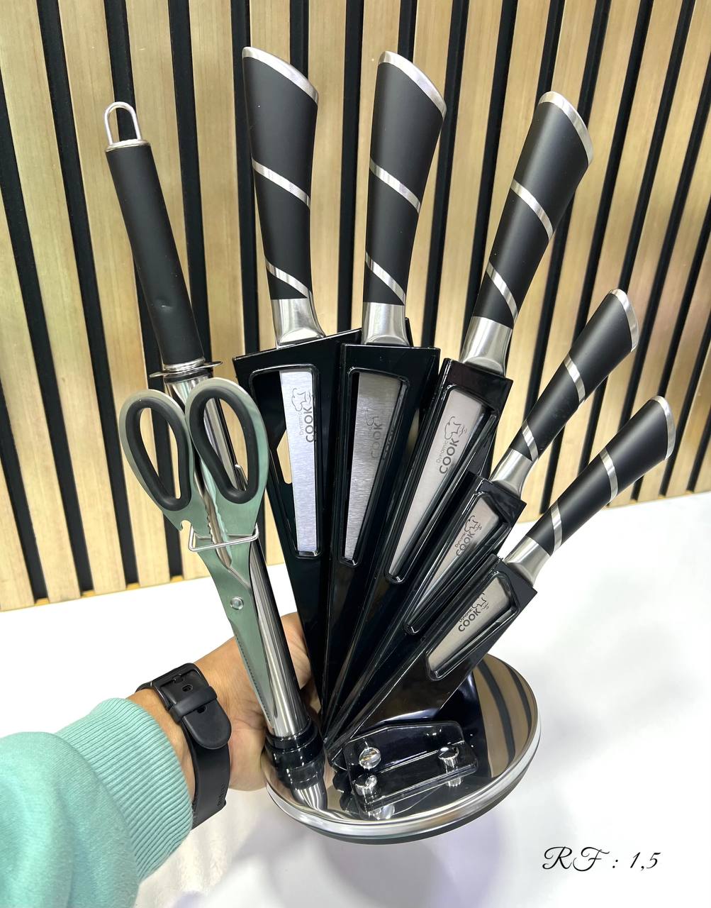8Pcs Knife set stainless steel طقم سكاكين من الفولاذ المقاوم للصدأ مكون من 8 قطع