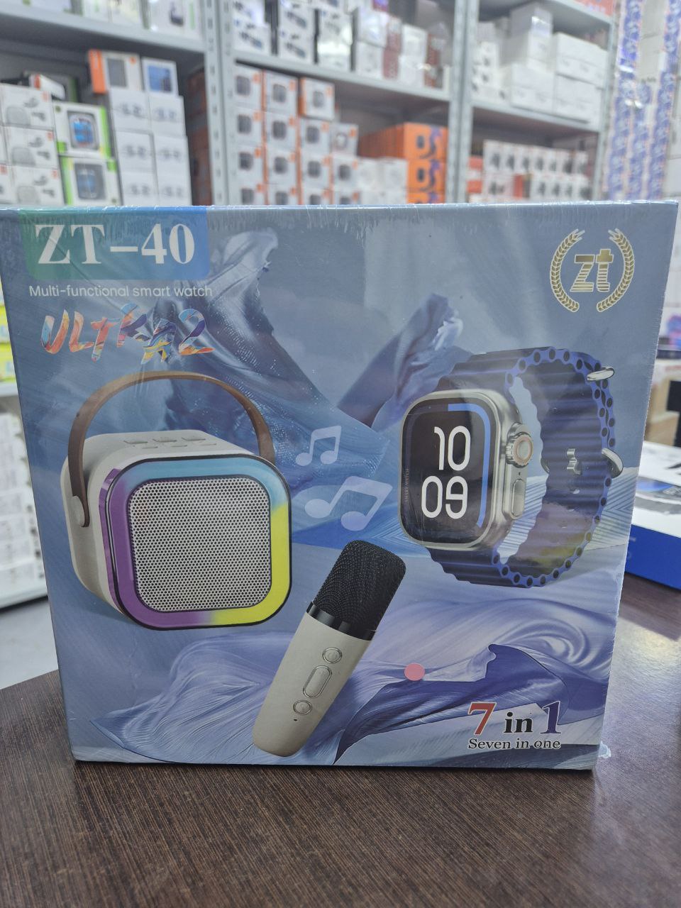 Multi-functional smart watch, speaker, microphone ZT-40 7in1