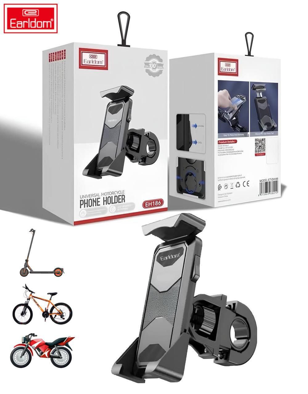 حامل الهاتف المحمول للدراجة من Earldom EH186 Support de téléphone portable pour vélo