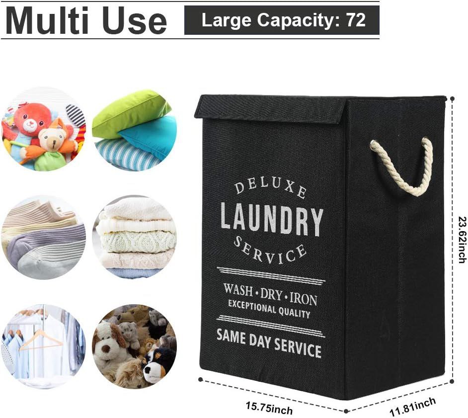 Grand panier à linge pour un rangement سلة غسيل كبيرة لتخزين الملابس بشكل مثالي