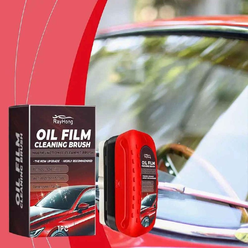 Brosse de nettoyage de film d'huile pour automobile فرشاة تنظيف طبقة زيت السيارة
