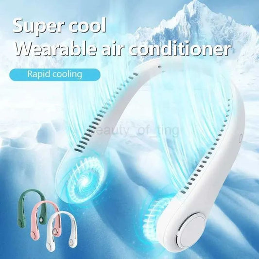 Wearable air conditioner Neck Fan