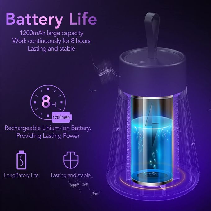 قاتل البعوض بالصدمة الكهربائية Electric Shock Mosquito Killer Tue-moustiques à choc électrique