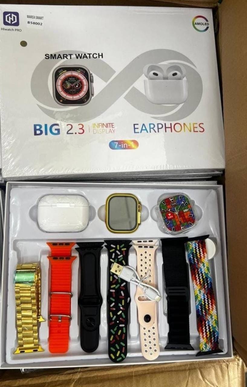 Smart watch BIG 2.3 earphones 7in1