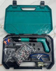120 مسمار مجموعة التثبيت على الحائط مع مسدس يدوي وملحقاته Kit de fixation murale avec pistolet manuel et accessoires