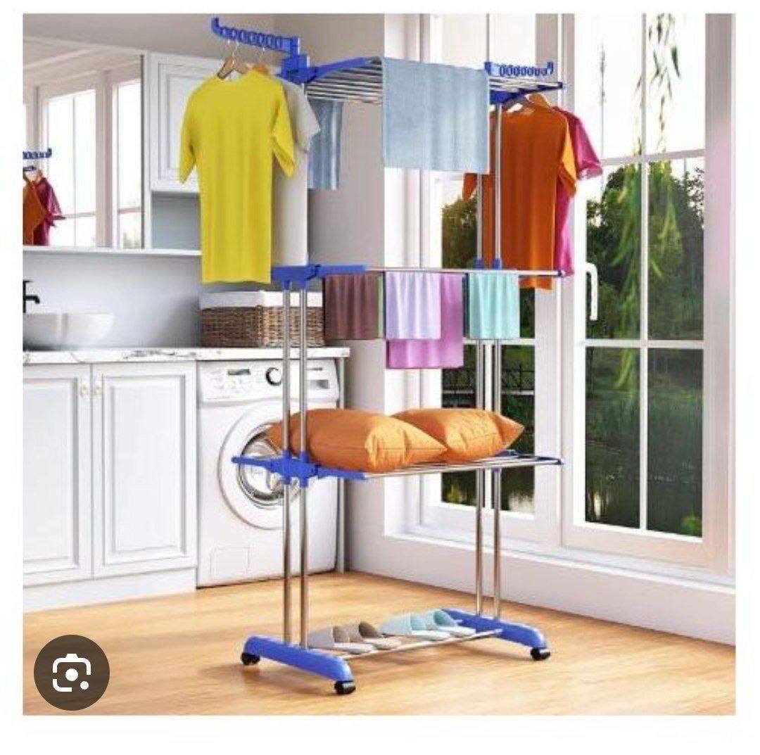 رف تجفيف الملابس القابل للطي Support de séchage de linge pliable