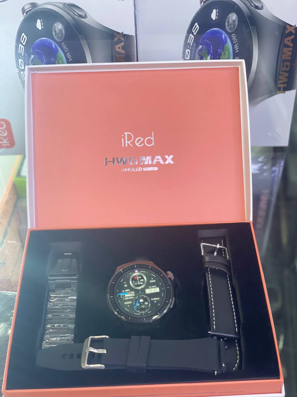 Smart Watch HW6 MAX iRED Amoled