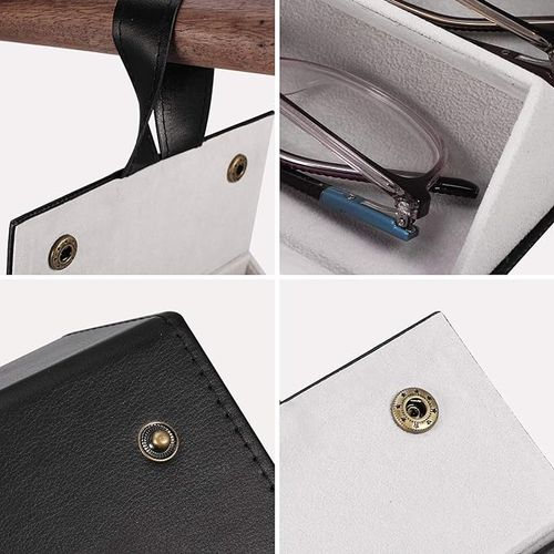 صندوق تخزين محمول للنظارات وحافظة منظم النظارات Boîte de rangement portable pour lunettes